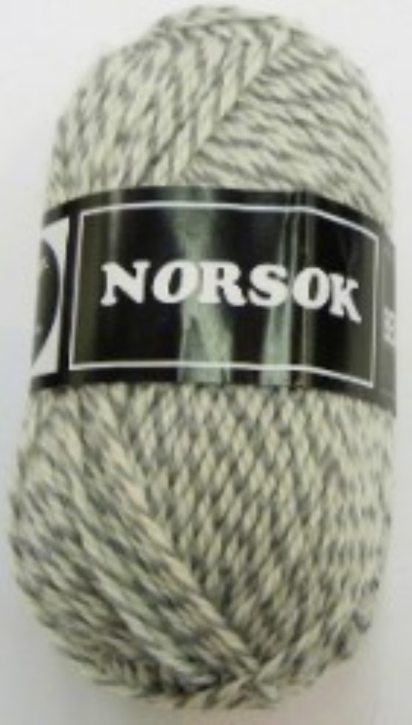 Norsok sokkenwol 50 gram lichtgrijs/ecru kopen?