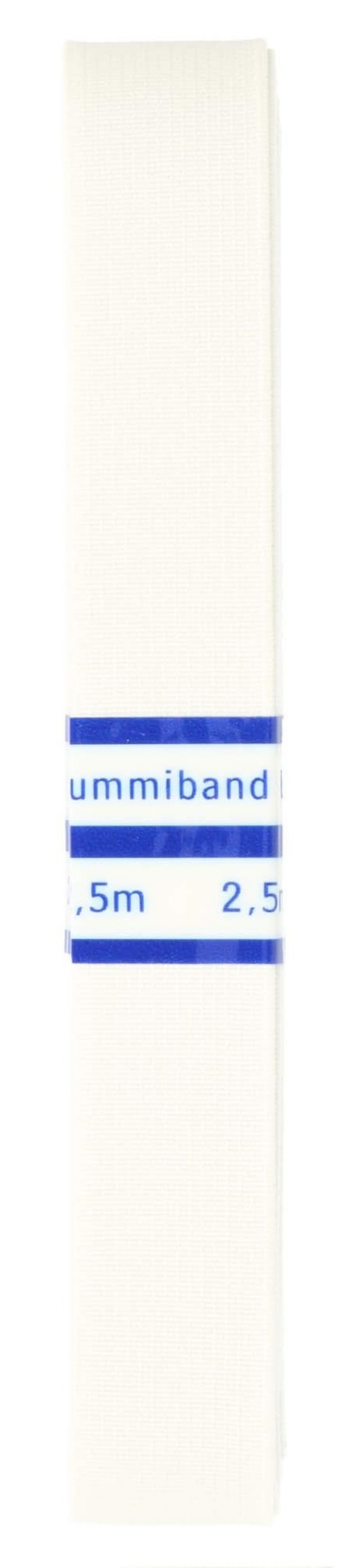 Breed elastiek / kousenband, 20mm, 2,5 meter, wit kopen?