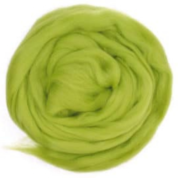 Viltwol/merino lontwol, 50 gram, groen kopen?