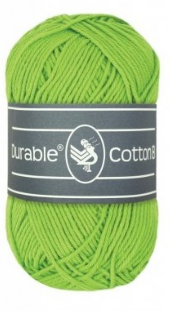 Durable cotton 8, katoenen breigaren/haakgaren, 50 gram, 2146  Yellow Green kopen?