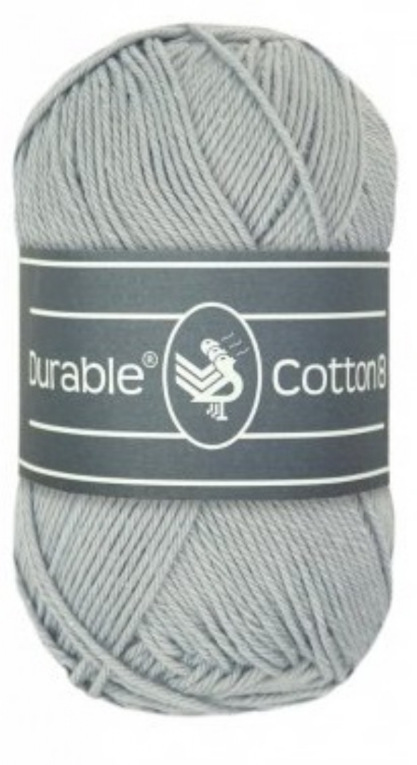 Durable cotton 8, katoenen breigaren/haakgaren, 50 gram, 2232 Light Grey kopen?