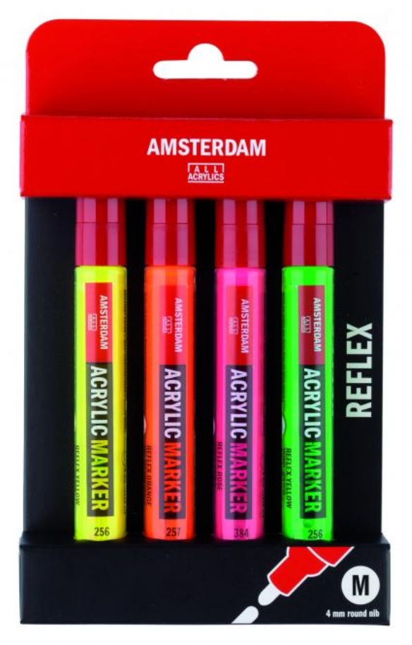 Talens Amsterdam acrylmarkers reflex 4 stuks kopen?