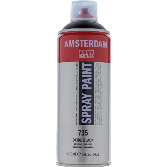 Talens Amsterdam spray paint, 400 ml, Oxydezwart kopen?