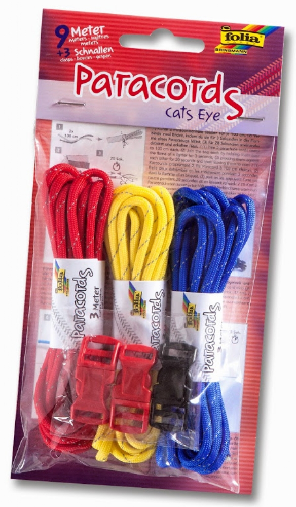 Paracord, assortiment 3 x 3 meter,  Cats eye kopen?