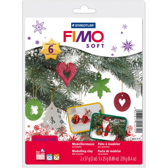 Fimo soft, decoratieset kerstmis