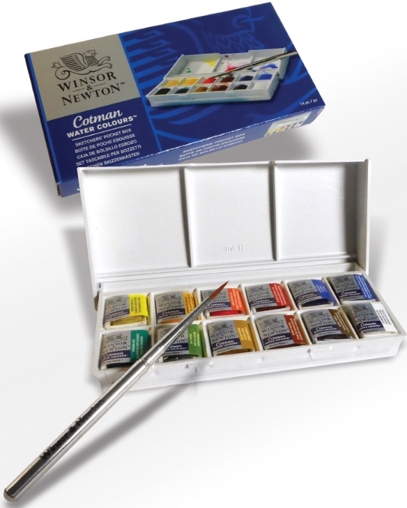 Winsor and Newton Cotman water colours, assortiment 12 kleuren kopen?