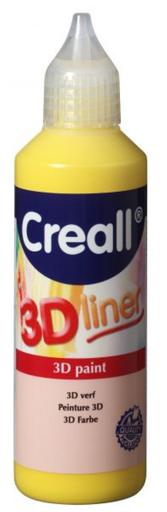 OP=OP Creall 3D liner/puffy paint/puff verf, geel