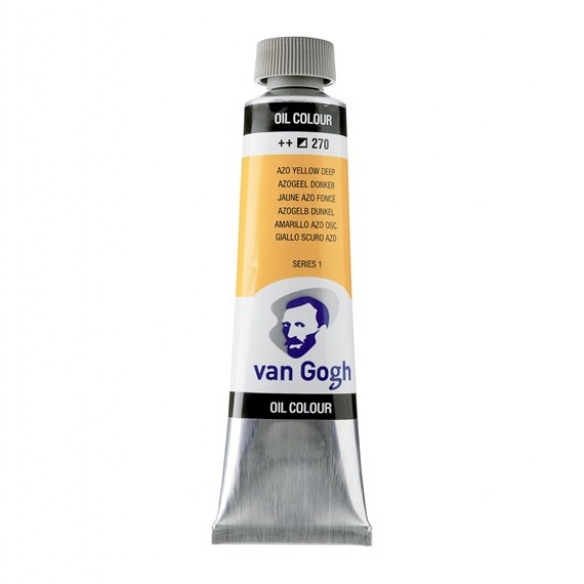 Talens van Gogh Olieverf, tube 40 ml, 270 Azogeel donker