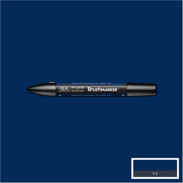 WN Brushmarker/Illustratormarker duo-point, indigo blue (V234) kopen?