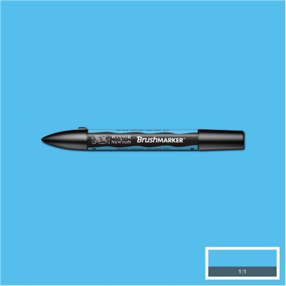 WN Brushmarker/Illustratormarker duo-point, sky blue (B137) kopen?
