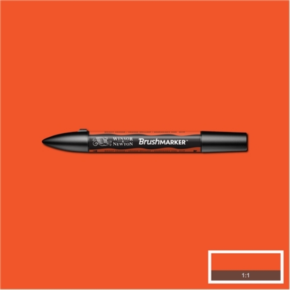 WN Brushmarker/Illustratormarker duo-point, br.orange (O177)