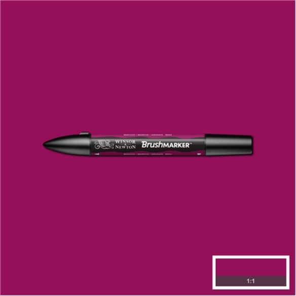 WN Brushmarker/Illustratormarker duo-point, maroon (M544) kopen?