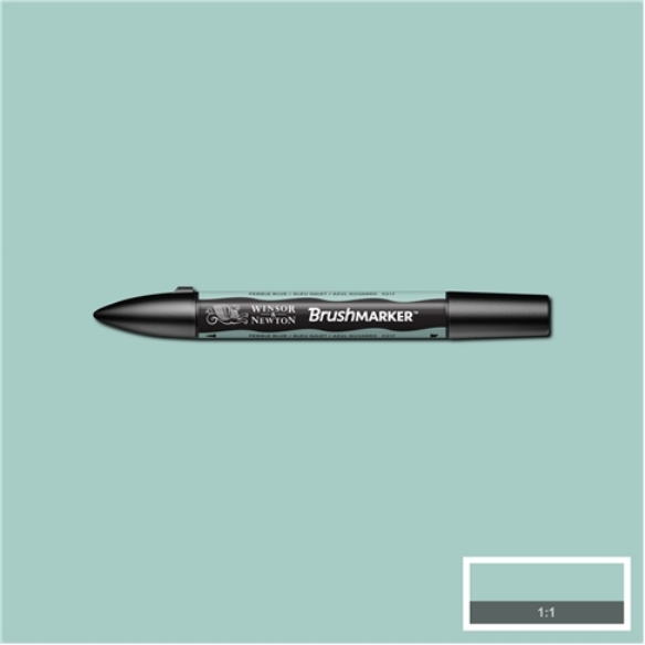 WN Brushmarker/Illustratormarker duo-point, pebble bleu (C217) kopen?