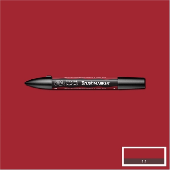 WN Brushmarker/Illustratormarker duo-point, firebrick (R735)