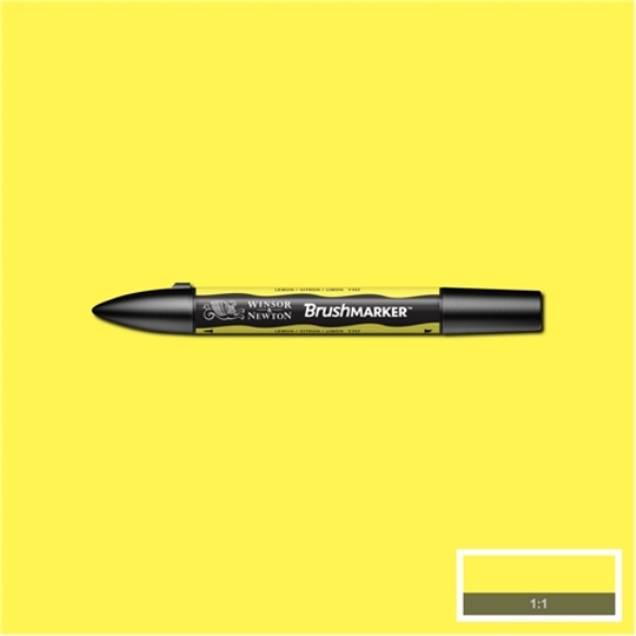 WN Brushmarker/Illustratormarker duo-point, lemon (Y747) kopen?