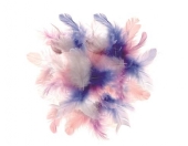 Marabou donsveren, 10-12 cm, 10 gram, pastelmix kopen?