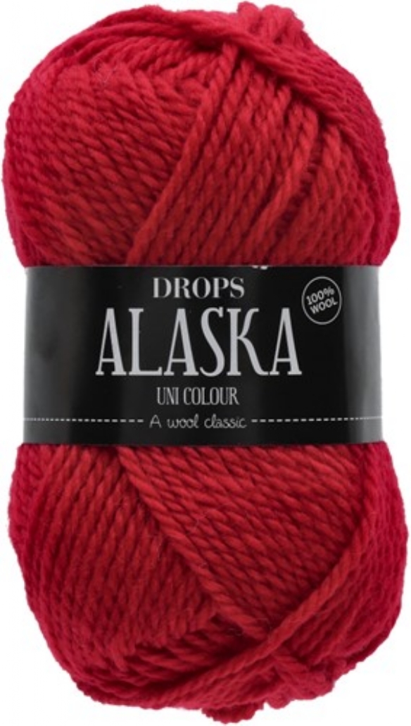 Drops Alaska 100% wol, 50 gram, rood kopen?