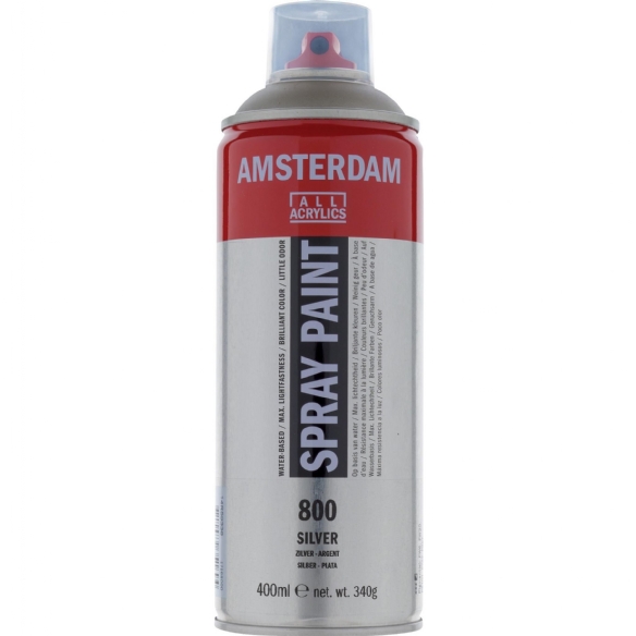 Talens Amsterdam spray paint, 400 ml, zilver kopen?