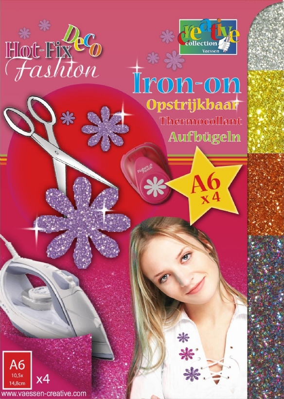 OP=OP Hotfix glitterfolie, 148x105mm, assortiment 4 vel kopen?