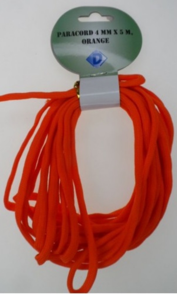 Paracord, 4 mm, 5 meter, oranje kopen?