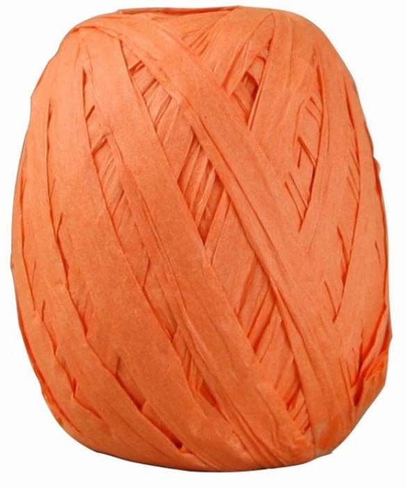 Papier raffia, 5 mm, 50 meter, oranje kopen?