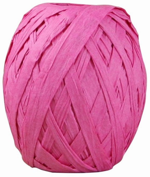 Papier raffia, 5 mm, 50 meter, fuchsia kopen?