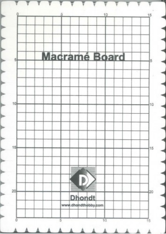 Macrame board/Macrame bord, 27X 19 CM kopen?