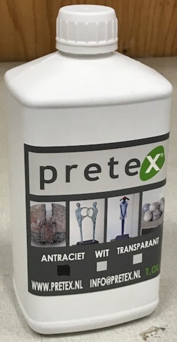 Pretex textielverharder, loodkleur 1 liter