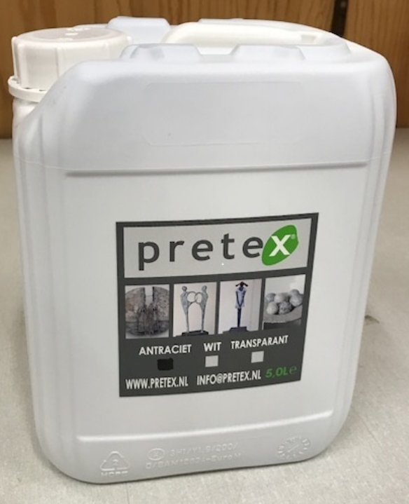 Pretex textielverharder, loodkleur 5 liter kopen?