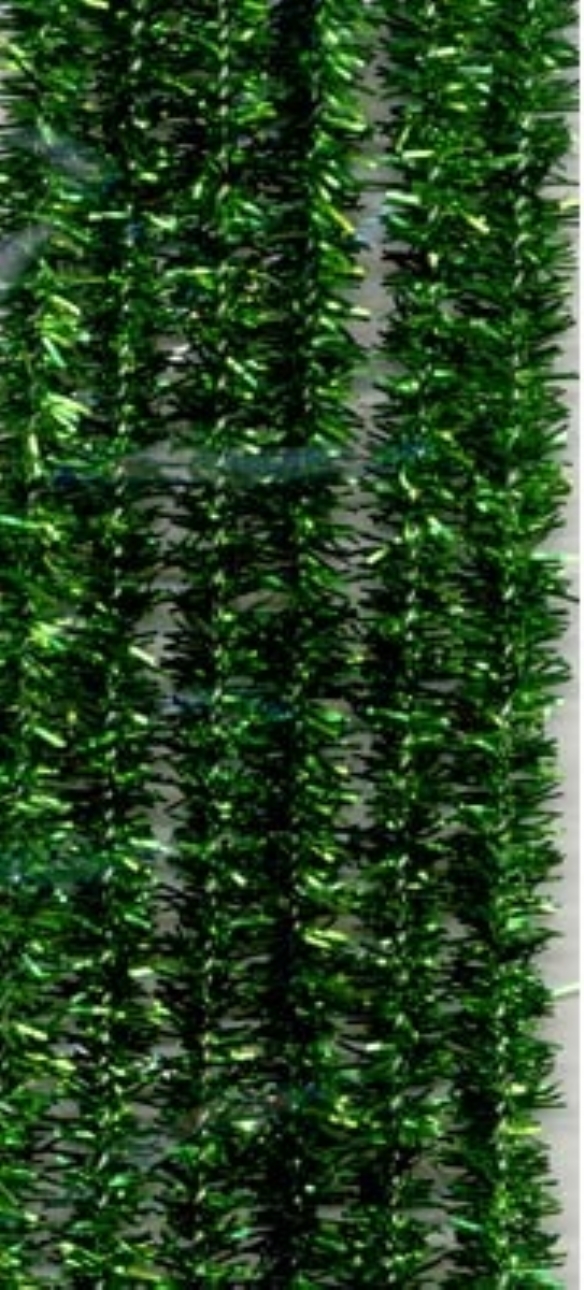 Chenilledraad, 8mm, 50cm, 6 stuks, glitter groen kopen?