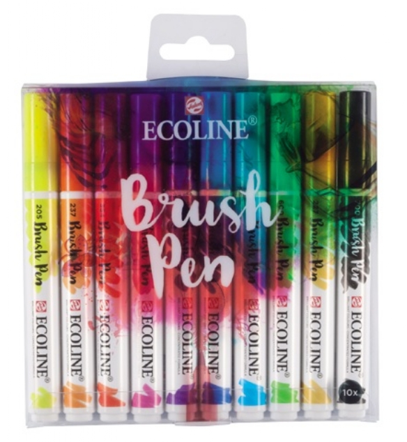 Ecoline brushpen assortiment 10 stuks kopen?