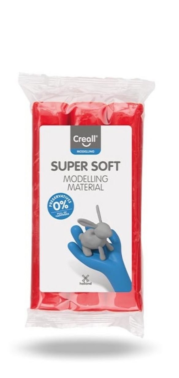 Creall Supersoft kunstklei, rood, 500 gram kopen?