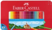 Eberhard Faber kleurpotloden in blik assortiment 72 stuks