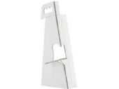 Foamboard standaardje van stevig wit karton, 18 cm, 2 stuks kopen?