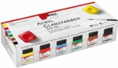 Kreul acryl glansverf, 6 x 20 ml, assortiment inclusief penseel kopen?