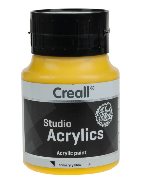 Creall studio acrylics, acrylverf, 500 ml, 06 primairgeel kopen?