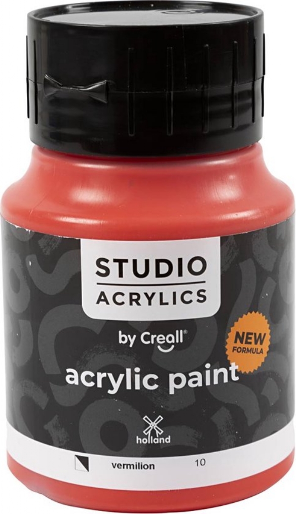 Creall studio acrylics, acrylverf, 500 ml, 10 vermiljoen kopen?
