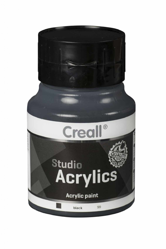 Creall studio acrylics, acrylverf, 500 ml, 99 zwart kopen?