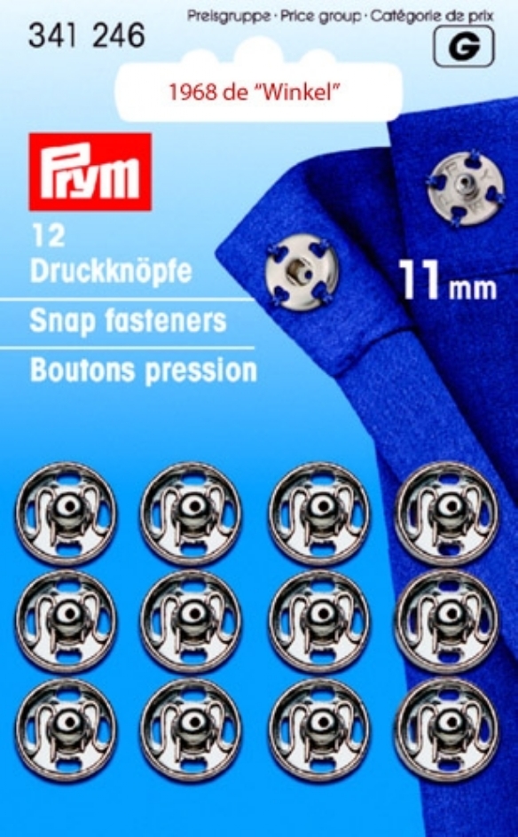 PRYM Opnaaibare drukknopen, 12 stuks, 11 mm kopen?