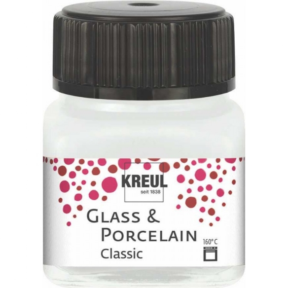 Kreul porseleinverf/glasverf classic/dekkend, 20 ml, cremewit kopen?