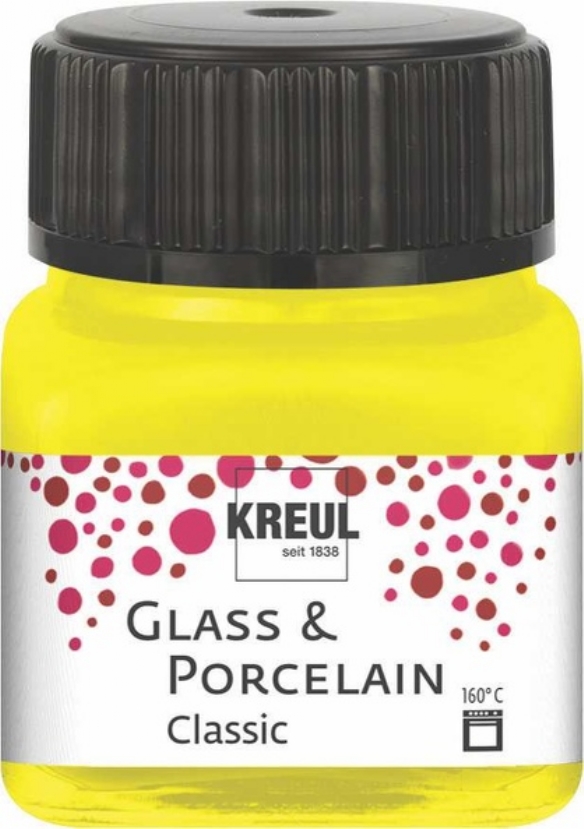 Kreul porseleinverf/glasverf classic/dekkend, 20 ml, kanariegeel kopen?