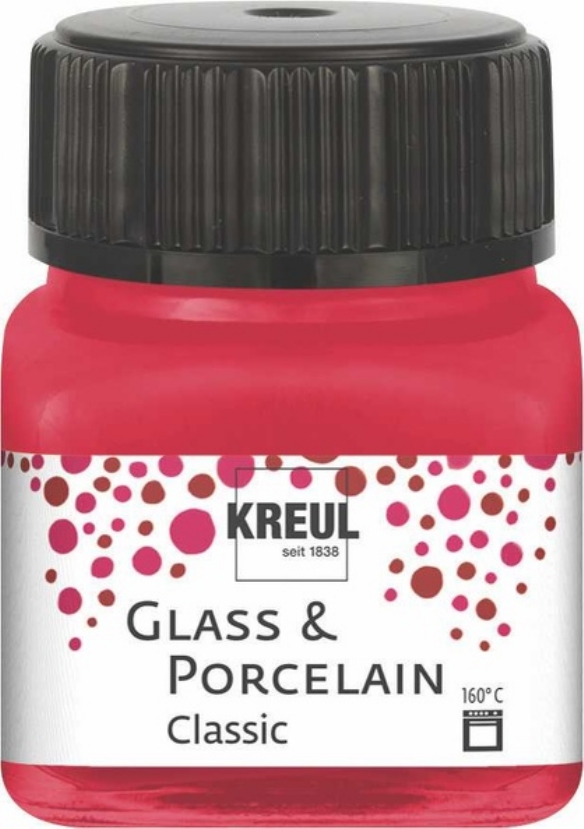 Kreul porseleinverf/glasverf classic/dekkend, 20 ml, karmijnrood kopen?