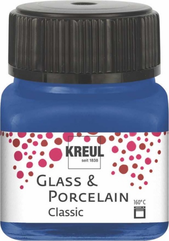 Kreul porseleinverf/glasverf classic/dekkend, 20 ml, kobaltblauw kopen?