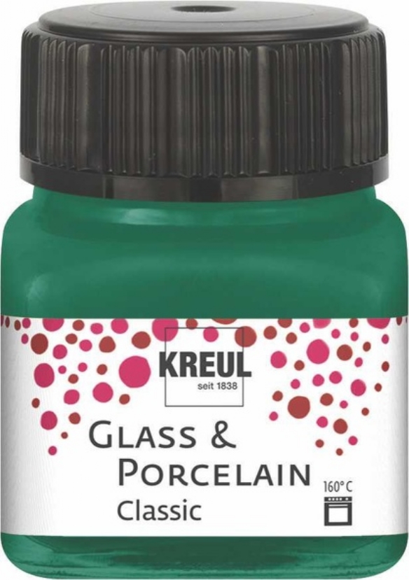 Kreul porseleinverf/glasverf classic/dekkend, 20 ml, donkergroen kopen?