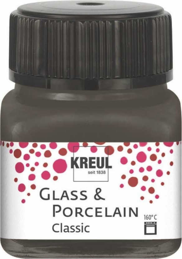 Kreul porseleinverf/glasverf classic/dekkend, 20 ml, donkerbruin kopen?