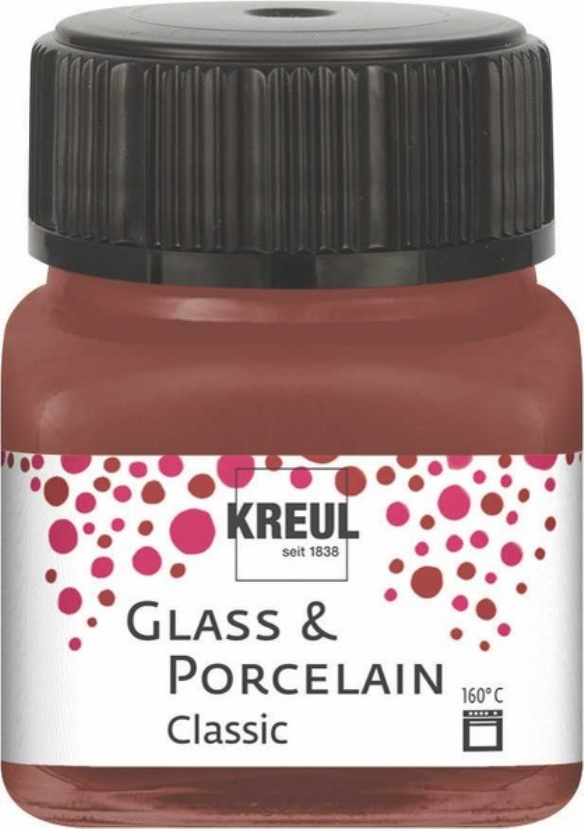 Kreul porseleinverf/glasverf classic/dekkend, 20 ml, cognac kopen?