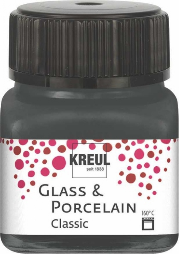 Kreul porseleinverf/glasverf classic/dekkend, 20 ml, grijs kopen?