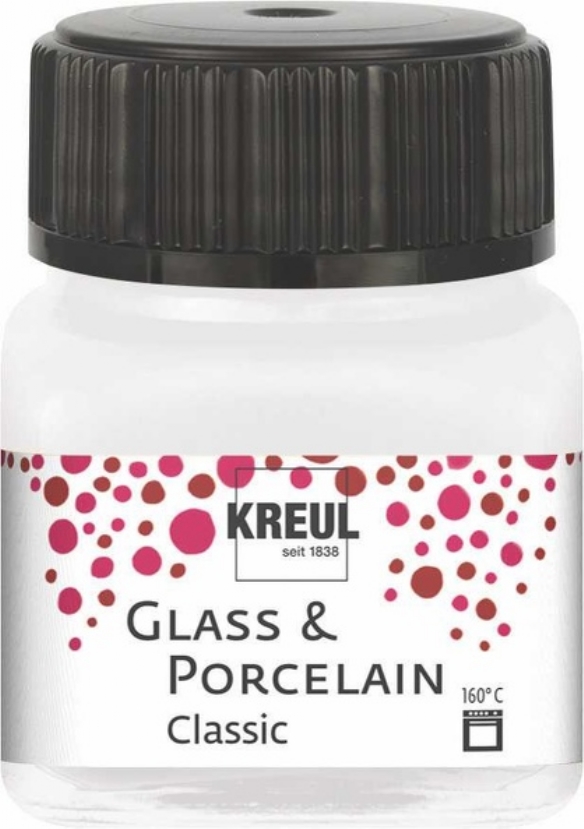 Kreul porseleinverf/glasverf classic/dekkend, 20 ml, parelmoerwit kopen?