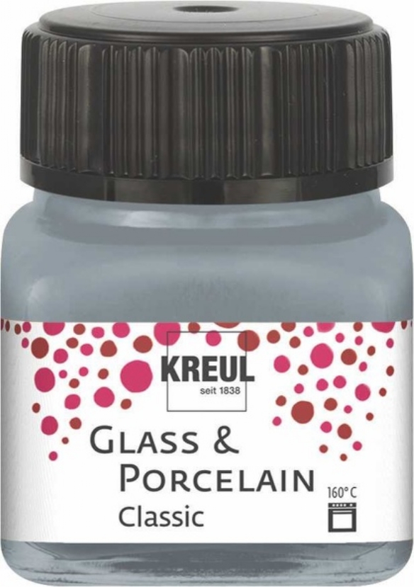 Kreul porseleinverf/glasverf classic/dekkend, 20 ml, zilver kopen?