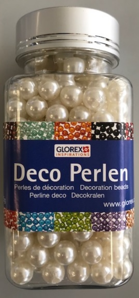 Deco kralen parels 6 mm 75 gram parelmoer kopen?